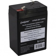 EX282948RUS Аккумуляторная батарея Exegate GP645 6V4.5Ah F1