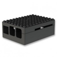 RA182 Корпус ACD Black ABS Plastic Building Block case for Raspberry Pi 3 B