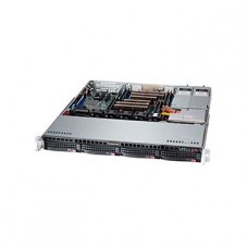 CSE-813MFTQ-R400CB Корпус Supermicro Server Chassis 1U, MB ATX 12x10, 4x3.5 