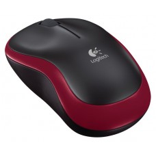 910-002240 Мышь Logitech Wireless Mouse M185 Black-Red USB