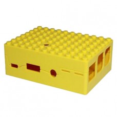 RA185 Корпус ACD Yellow ABS Plastic Building Block case for Raspberry Pi 3 B