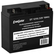 EX282969RUS Аккумулятор для охранно-пожарных систем 12V 18Ah Exegate DT 1218