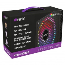 HPB-700RGB Блок питания PSU HIPER ATX 2.31, 700W BOX