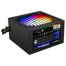 VP-500-RGB 80+ Блок питания  GameMax ATX 500W, Ultra quiet