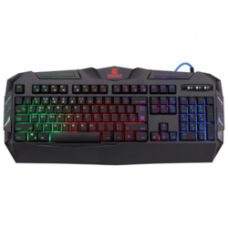 45120 Defender Проводная игровая клавиатура Werewolf GK-120DL RU,RGB подсветка,19 Anti-Ghost