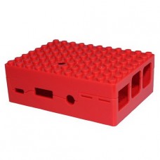 RA183 Корпус ACD Red ABS Plastic Building Block case for Raspberry Pi 3 B