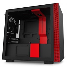 CA-H210B-BR Корпус H210 Mini ITX Black/Red Chassis with 2x 120mm
