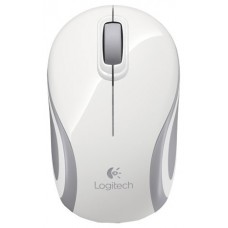 910-002735 Мышь Logitech Wireless Mini Mouse M187 White-Silver USB
