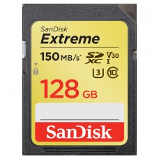 SDSDXV5-128G-GNCIN Флеш-накопитель Sandisk Карта памяти Sandisk Extreme SDXC Card 128GB 150MB/s V30 