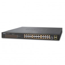 GS-4210-24T2S Коммутатор PLANET IPv4/IPv6, 24-Port 10/100/1000Base-T