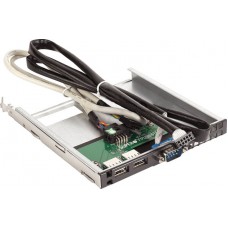 MCP-220-00007-01 Плата расширения SuperMicro Black USB/COM port tray