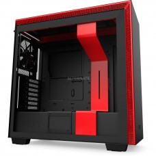 CA-H710B-BR Корпус H710 Mid Tower Black/Red Chassis with без Б/П