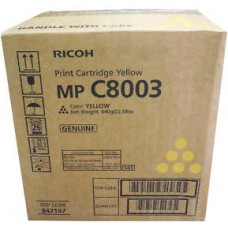842193 Картридж Ricoh Print Cartridge Yellow MP C8003 