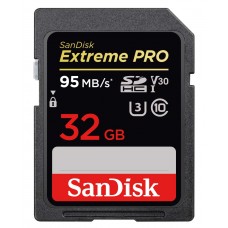 SDSDXXG-032G-GN4IN Карта памяти Sandisk Extreme Pro SDHC 32GB - 95MB/s V30 U