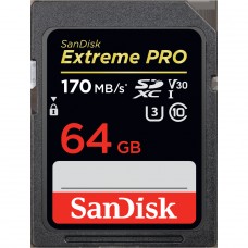 SDSDXXY-064G-GN4IN Карта памяти Sandisk Extreme Pro SDXC Card 64GB - 170MB/s