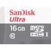 SDSQUNS-016G-GN3MA Карта памяти Ultra Android microSDHC + SD Adapter 16GB 80