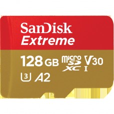 SDSQXA1-128G-GN6AA Флеш-накопитель Sandisk Карта памяти SanDisk Extreme microSDXC 128GB for Action C