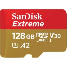 SDSQXA1-128G-GN6MA Карта памяти Sandisk Extreme microSDXC 128GB + SD Adapter