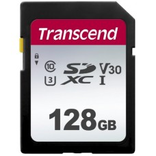 TS128GSDC300S Карта памяти SecureDigital 128Gb Transcend SDXC Class 10