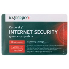 Антивирус Kaspersky Internet Security ( KL1939ROEFR ) Russian Edition 5 ПК 1 год Renewal Card 