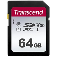 TS64GSDC300S Флеш-накопитель Transcend Карта памяти Transcend 64GB UHS-I U3 SD card