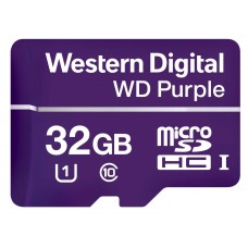 WDD032G1P0A Карта памяти WD Purple Surveillance MicroSDHC 32ГБ Class 10 