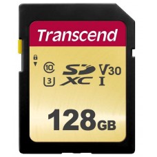 TS128GSDC500S Карта памяти Transcend 128GB UHS-I U3 SD card MLC
