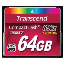 TS64GCF800 Флеш-накопитель Transcend 64GB CompactFlash 800X