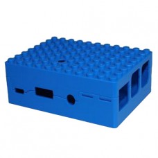 RA184 Корпус ACD Blue ABS Plastic Building Block case for Raspberry Pi 3 B