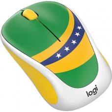 910-005398 Мышь Logitech M238 Fan Collection Wireless Mice Brazil Green-Yellow USB