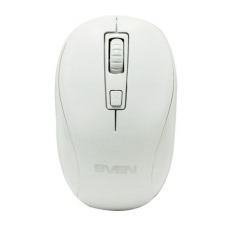 SV-017729 Беспроводная мышь SVEN RX-255W белая (2,4 GHz, 3+1кл. 800-1600DPI, цвет. картон)