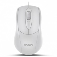 SV-016685 Мышь SVEN RX-110 USB белая (2+1кл. 1000DPI, цвет. картон, каб. 1,5м)