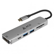 ACD-C106-PAL Fusion C106 Адаптер 6-в-1 USB-C в 2xUSB3.3/HDMI
