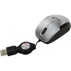 31010125102 Мышь Genius Mouse Micro Traveler  V2 super mini, silver